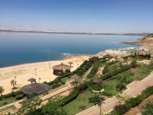 El Mar Muerto, en Jordania